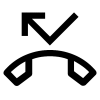 Phone Missed Icon, free CC0