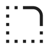 Rounded Corner Icon, free CC0