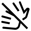Sign Language Off Icon, free CC0