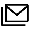 Stacked Email Icon, free CC0