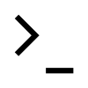 Terminal Icon, kostenlos CC0