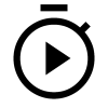 Icône Timer Play, gratuit CC0