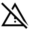Warning Off Icon, kostenlos CC0