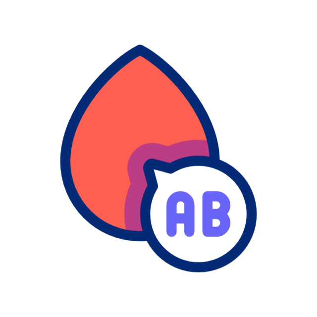 AB Blood Type GIF, ücretsiz CC0