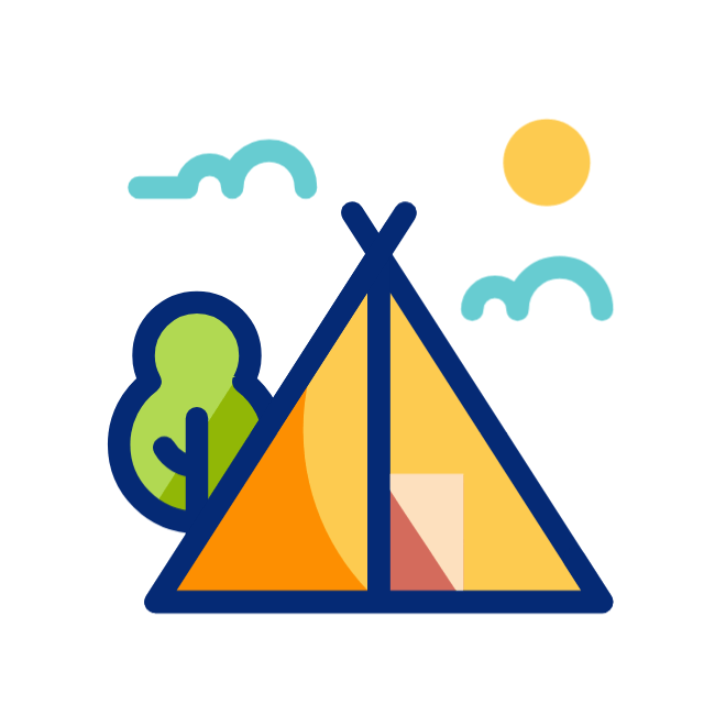 GIF Camping, gratis CC0