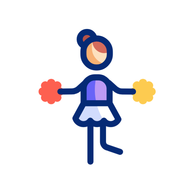 Cheerleader GIF, ücretsiz CC0