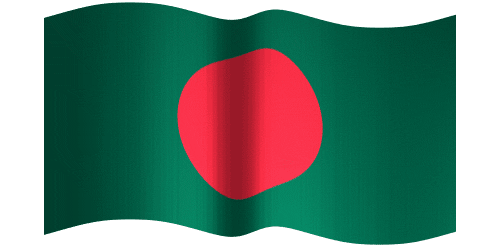 Bangladesh Flag GIF, free CC0