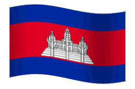 Cambodia Flag GIF, free CC0