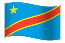 Congo Flag GIF, free CC0