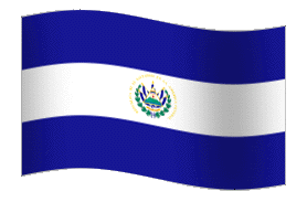 El Salvador Flag GIF, ücretsiz CC0