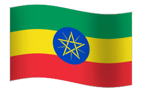 Ethiopia Flag GIF, free CC0