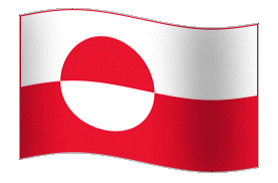 GIF Greenland Flag, gratis CC0