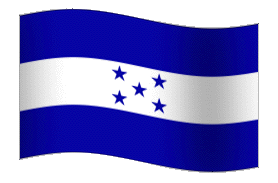 Honduras Flag GIF, free CC0