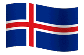 GIF Iceland Flag, gratuit CC0