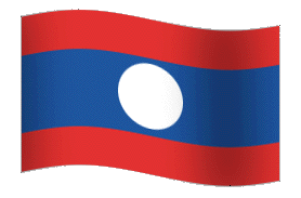 Laos Flag GIF, free CC0