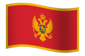Montenegro Flag GIF, free CC0
