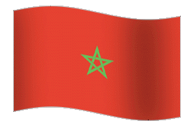 Morocco Flag GIF, free CC0