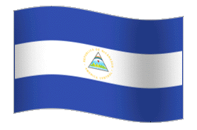 GIF Nicaragua Flag, gratuit CC0