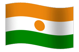 Niger Flag GIF, kostenlos CC0