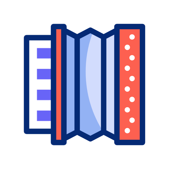 Accordion GIF, free CC0
