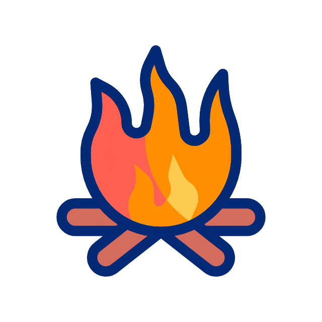 Bonfire GIF, free CC0