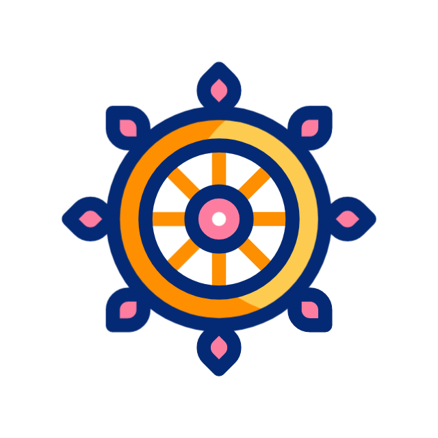 Dharma Wheel GIF, free CC0