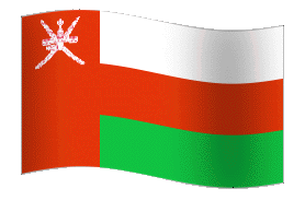 GIF Oman Flag, gratuit CC0