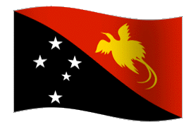 GIF Papua New Guinea Flag, gratuit CC0