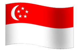 Singapore Flag GIF, free CC0
