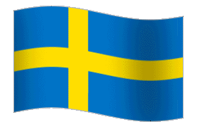 Sweden Flag GIF, free CC0