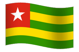 Togo Flag GIF, free CC0