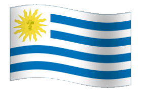 Uruguay Flag GIF, free CC0