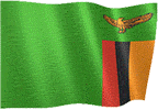Zambia Flag GIF, free CC0
