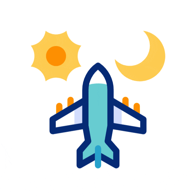 Jet Lag GIF, free CC0