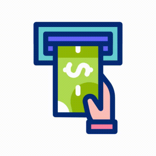 Withdraw GIF, free CC0