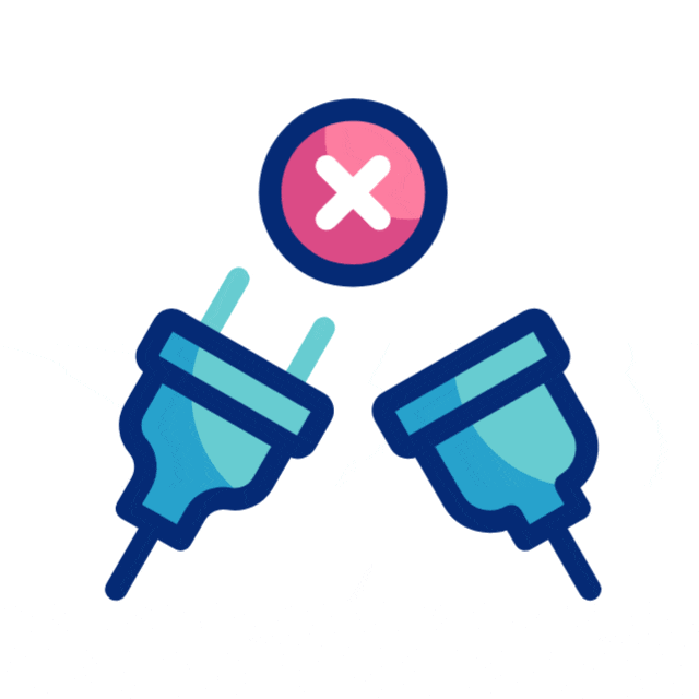 Disconnect GIF, free CC0