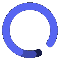 Blue Circular Spinner GIF, kostenlos CC0