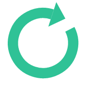 Green Arrow Spinner GIF, free CC0