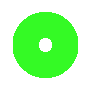 Green Circle Loading GIF, free CC0