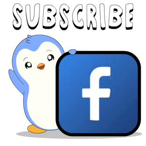 Pengu Subscribe GIF, free CC0