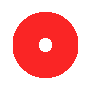 Red Circle Loading GIF, free CC0