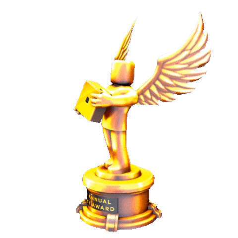 Roblox Bloxy Award Trophy GIF, kostenlos CC0