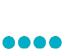 Turquoise Dots Loading GIF, free CC0