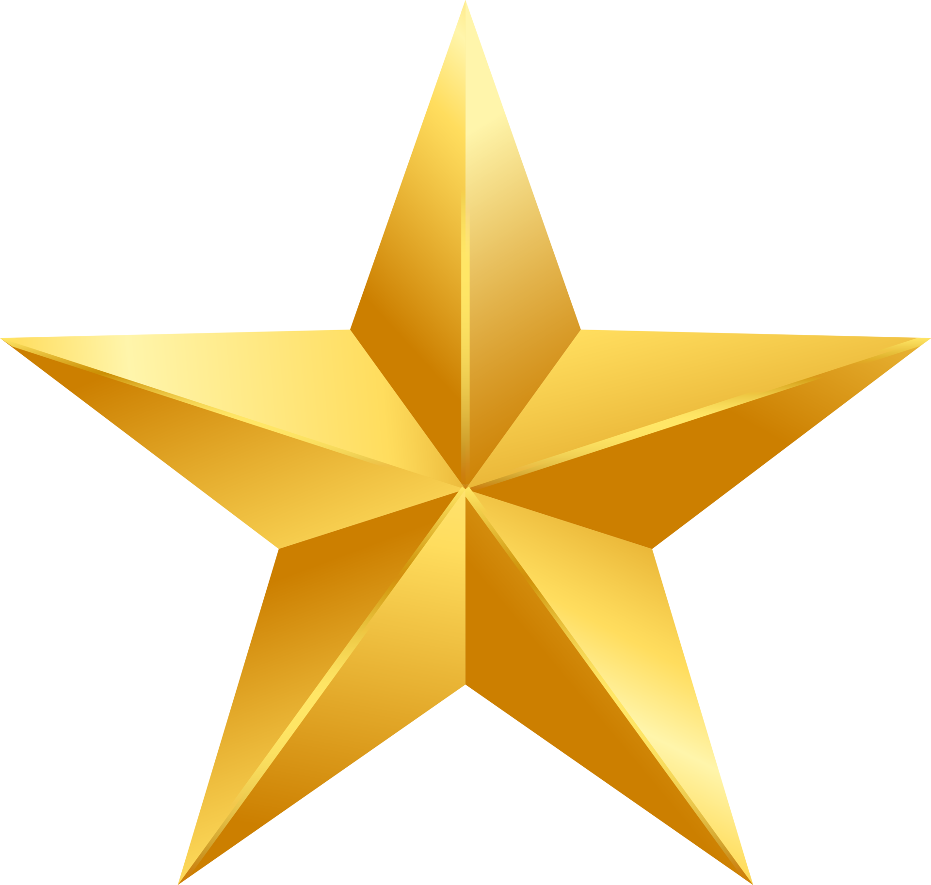 Gold Shiny Star