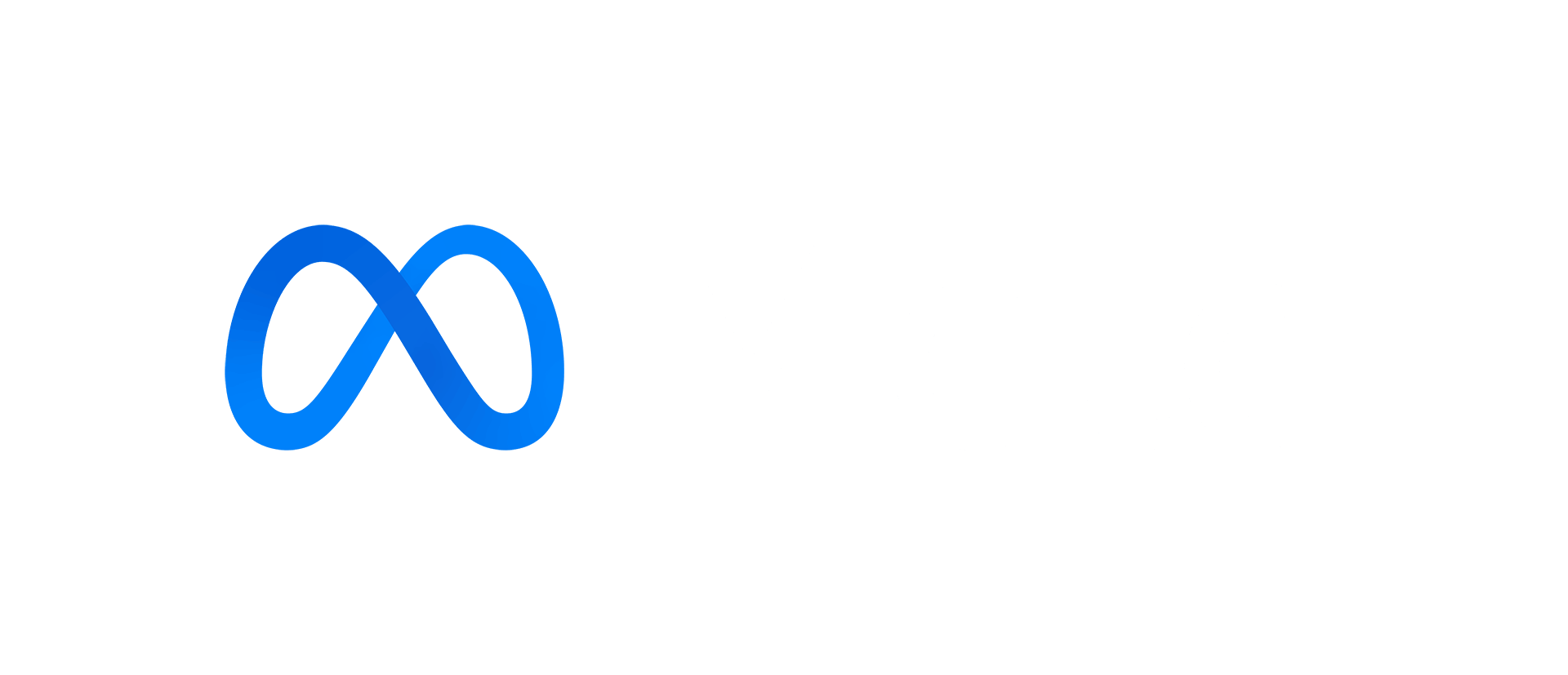 Meta Logo White Icon, free CC0