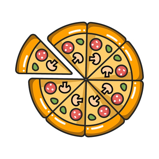 Pizza Icon, free CC0