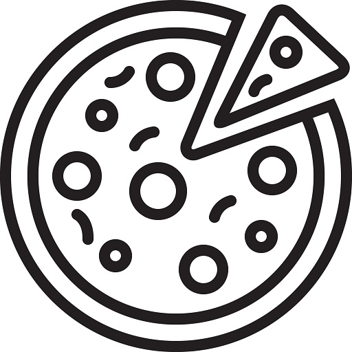 Pizza Icon, free CC0