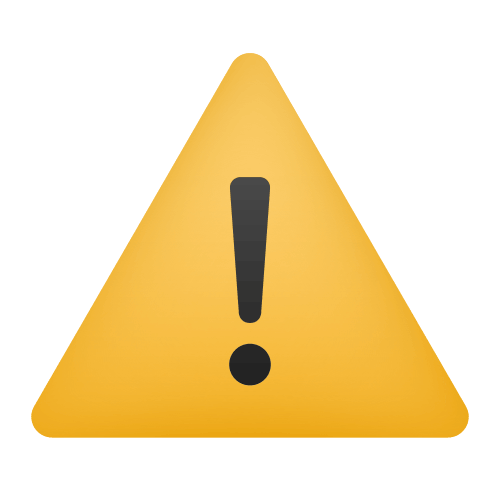 Warning Icon, free CC0