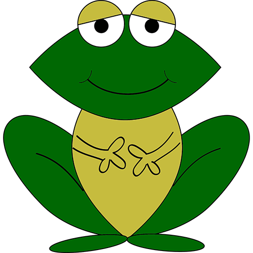 Animated Frog Icon, free CC0