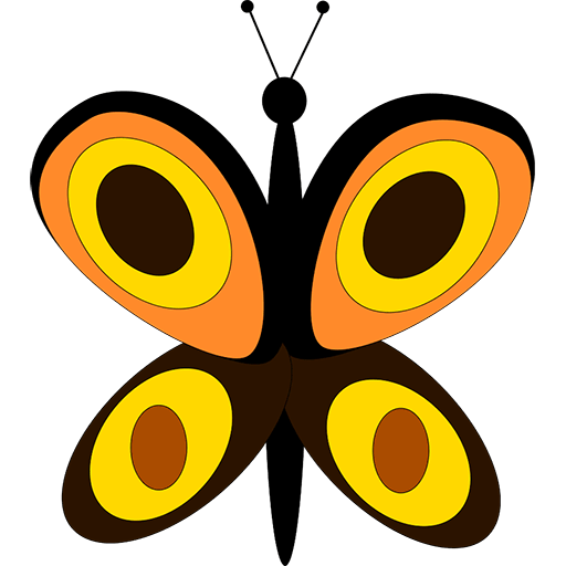 Butterfly Icon, free CC0